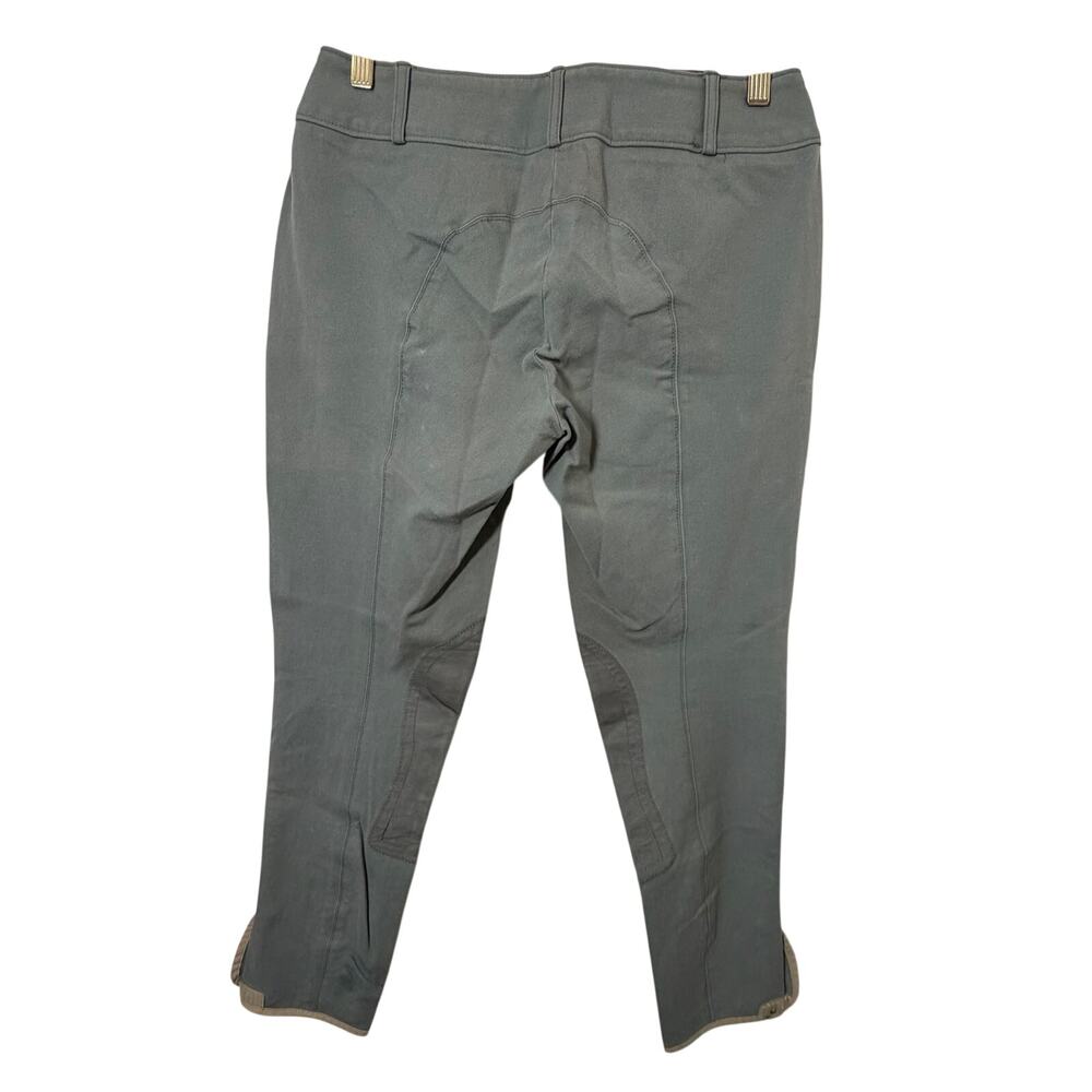 30 Tailored Sportsman Trophy Hunter Breeches Gray Sage Riding Pants Equestrian - Picture 7 of 11